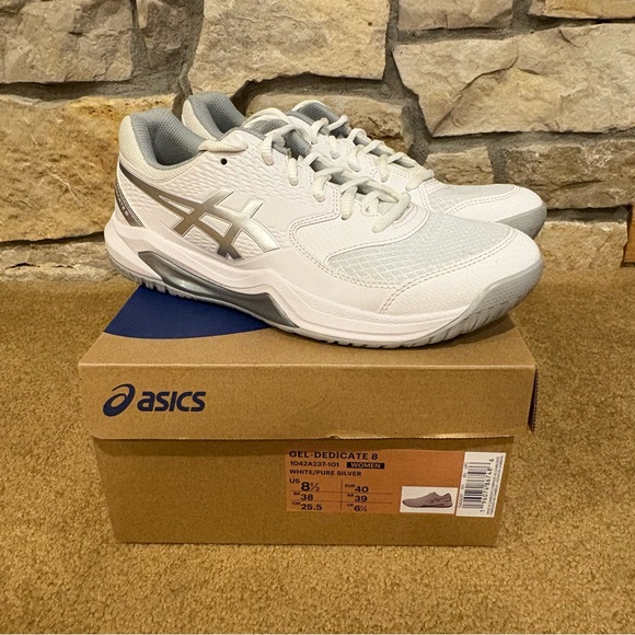 Asics GEL-DEDICATE 8 Womens Tennis Shoe - Picture 2 of 5